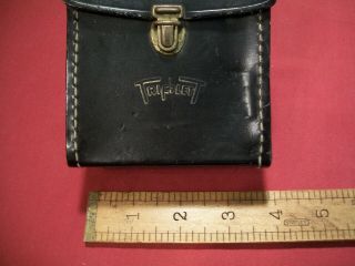 Vintage Triplet Multi Meter Leather Case,  Inside is 3 - 1/2 