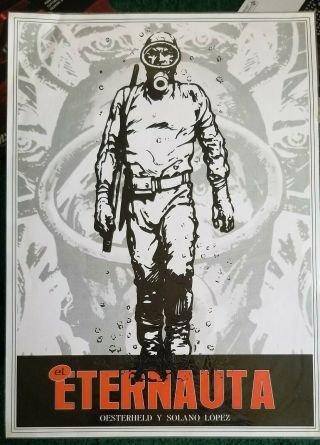 Rare Poster El Eternauta Science Fiction Comic Héctor Germán Oesterheld 16.  5x12 "