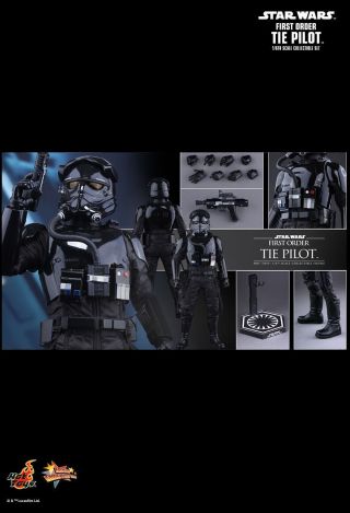 Hot Toys MMS 324 Star Wars First Order The Force Awakens TIE Pilot 2