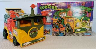 Tmnt Vintage Teenage Mutant Ninja Turtles 1988 Party Wagon Van Complete W/box
