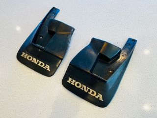 86 - 87 Honda Crx Cr - X Factory Oem Rear Mud Flaps Splash Guards Sb2 Jdm Edm Rare