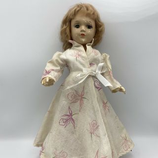 Vintage 14 " Mary Hoyer Composition Doll.  Poor Restore Or Parts