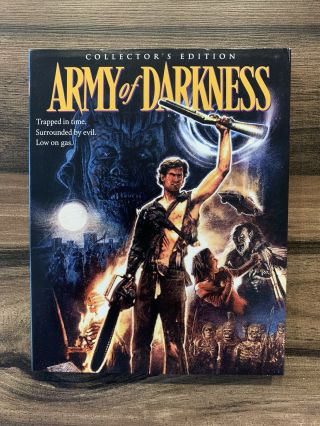 Army Of Darkness (3 - Disc Blu - Ray) Shout Factory With Slipcover Rare