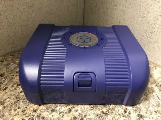 Nyko Nintendo Gamecube 40 Game Mini Cd Organizer Hard Shell Rare Purple Gc
