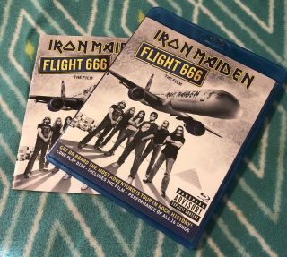Iron Maiden Flight 666 The Film - Bluray - Rare Includes Booklet
