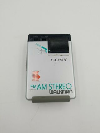 Sony Srf - A1 Am Stereo/fm Walkman Radio Rare Portable