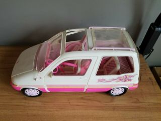 Vintage Barbie Pink Beach Bus/van