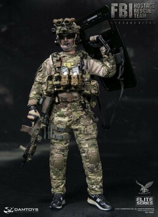 Damtoys 78042 1/6th Fbi Hrt Agent Hostage Rescue Team Male Soldier Figure Toys