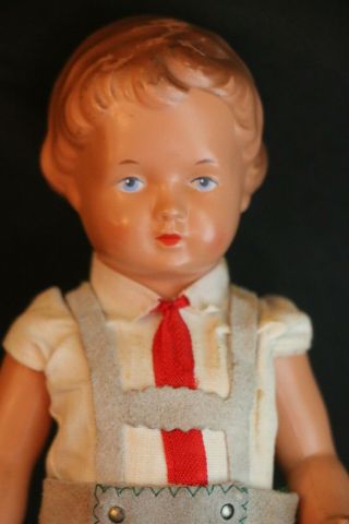 Vintage Schildkrot Doll 9 In Celluloid Boy Doll,  Costume,  Turtle Mark
