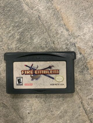 Fire Emblem (nintendo Game Boy Advance,  2003) Authentic Rare