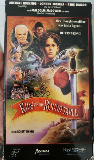 Kids Of The Round Table (vhs) Rare Vhs / Edition Malcolm Mcdowell English