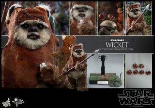 Hot Toys 1/6 Wicket Small Sentinel Star Wars Episode Vi Figure Model Toys Mms550
