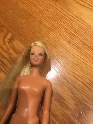Vintage 1966 Mattel Malibu Francie Barbie Doll Blonde Pink Lips