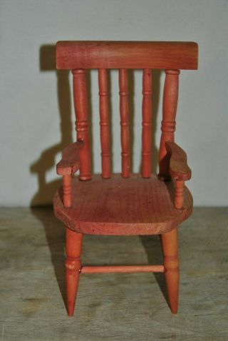 Vintage Chair Dolls House Dollhouse Furniture 4 3/4 " By 5 " By 9 " Tall