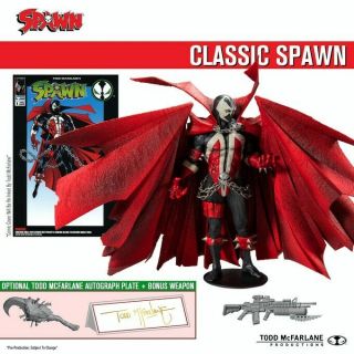 Classic Spawn 7 " Action Figure By Mcfarlane Toys Kickstarter - Complete
