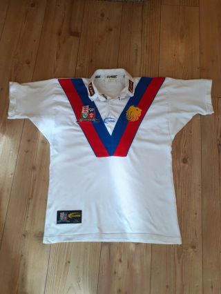 Vintage Great Britain Rugby League Shirt/ Jersey 2002 Very Rare Lion Bar Classic