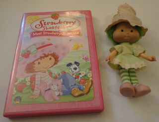 Strawberry Shortcake Lime Chiffon American Greeting Doll Clothes & Dvd