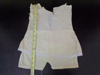 1920s - 30s Antique Doll Romper Yellow For 20 " 22 " 24 " Composition Mama Baby
