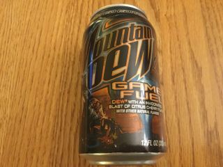 Vintage Rare Full Mountain Dew Halo 3 Game Fuel Can,  Limited Ed.