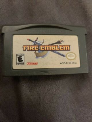 Fire Emblem (nintendo Game Boy Advance) Rare Cartridge Only &