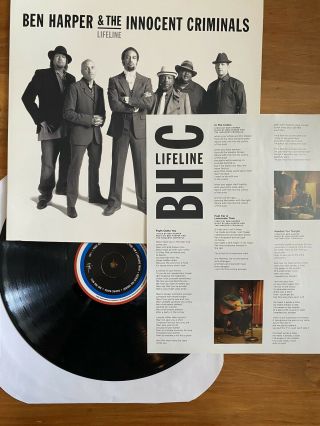 Ben Harper And The Innocent Criminals Lifeline Vinyl Record Rare