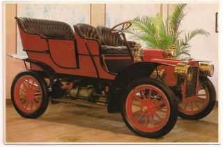 Continental Postcard 1908 Cadillac Model T,  Antique Car,  Silver Springs,  Florida