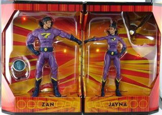 Wonder Twins & Gleek 6” Dc Universe Classics 2009 Sdcc Exclusive Zan Jayna Mip