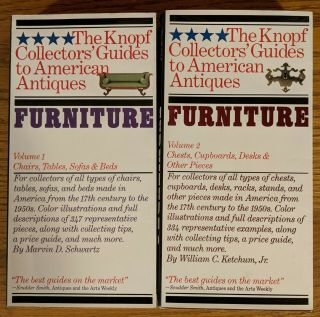 Knopf Collectors Guides To American Antiques Volume 1 And 2 Furniture