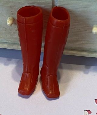 Vintage Topper Dawn And Friends Doll Red Squishy Boots Cute