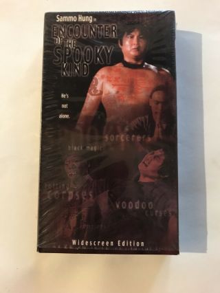 Sammo Hung Encounter Of The Spooky Kind Vhs Zombie Rare Oop Widescreen