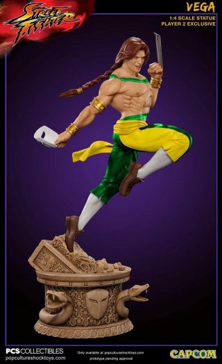 Pop Culture Shock Vega P2 Ex 1:4 Ultra Statue,  Street Fighter,  Capcom,  Sideshow