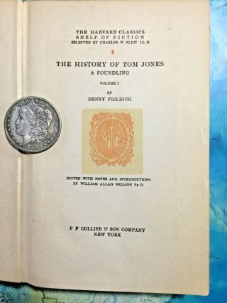 Antique 1917 The History Of Tom Jones By Henry Fielding Hardback Book