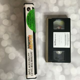 RARE Baby: Secret of the Lost Legend,  Touchstone VHS 1985 DEMO,  dinosaur movie 3