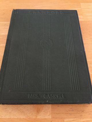 Cranford By Mrs Gaskell - T Nelson & Sons C1910 Antique Hardback