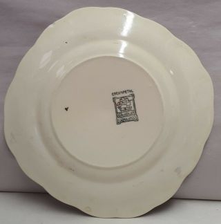 Antique W H Grindley Cream Petal Autumn Side Plate Made in England c1936 - 54 3