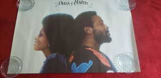 Rare Motown 1973 Marvin Gaye Diana Ross Poster
