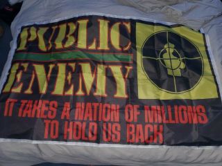 Vintage Public Enemy Banner 80 