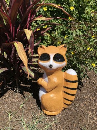 Vintage Rare Union Products Racoon Blow Mold Yard Decoration