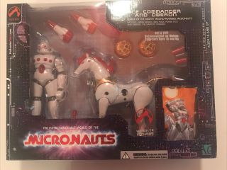 Palisades Micronauts Force Commander And Oberon