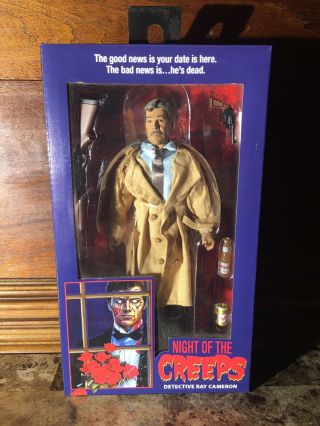Neca Night Of The Creeps Detective Ray Cameron Tom Atkins Figure Scream Factory