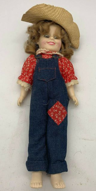 Vintage 1982 Ideal Shirley Temple Doll 11 " Eyes Open