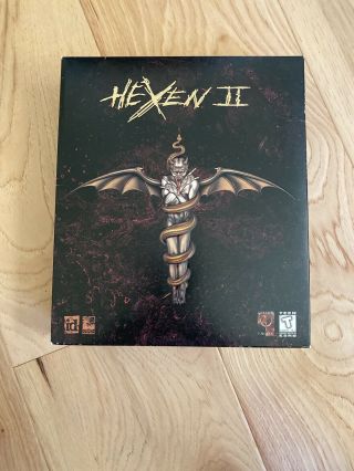Hexen Ii (pc 1997) Complete Big Box Cd - Rom Game Windows Rare Near -