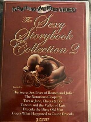 Sexy Storybook Romeo Juliet Dracula Rare Out Of Print Something Weird_ 3 Dvd