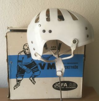 Rare JOFA helmet.  VM Model.  Vintage 60 - tal.  Senior size 2