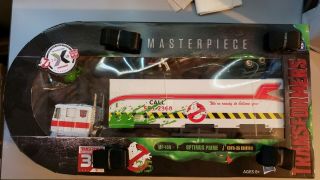 Transformers Masterpiece Ghostbusters Mp - 10g Optimus Prime Ecto - 35 Misb Sdcc