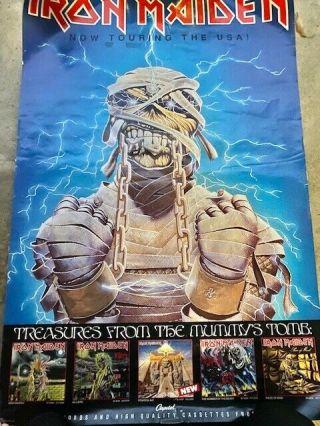 Iron Maiden - 1984 Powerslave Tour Poster - Rare
