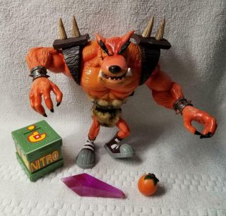 Crash Bandicoot Tiny Tiger Figure & Accessories Complete Series 1 Playstation