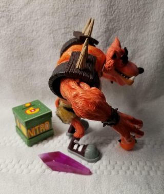 Crash Bandicoot Tiny Tiger Figure & Accessories Complete Series 1 Playstation 2