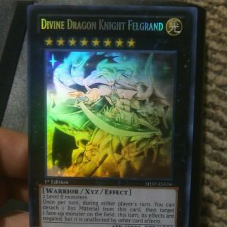 Divine Dragon Knight Felgrand Ghost Rare 1st Edition English Yu - Gi - Oh Tcg Shsp