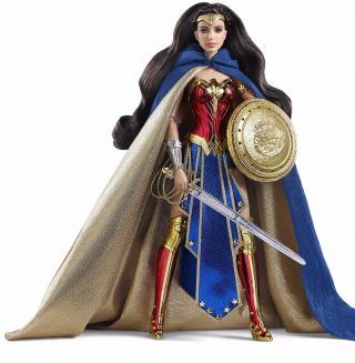 Barbie Amazon Princess Wonder Woman Doll Sdcc Exclusive 2016 Gold Label